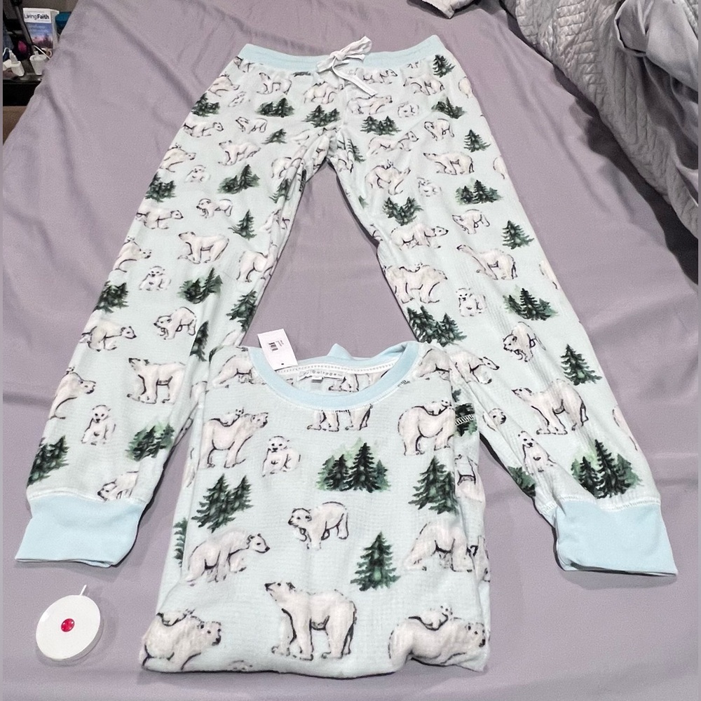 PJ Salvage polar bear pajamas